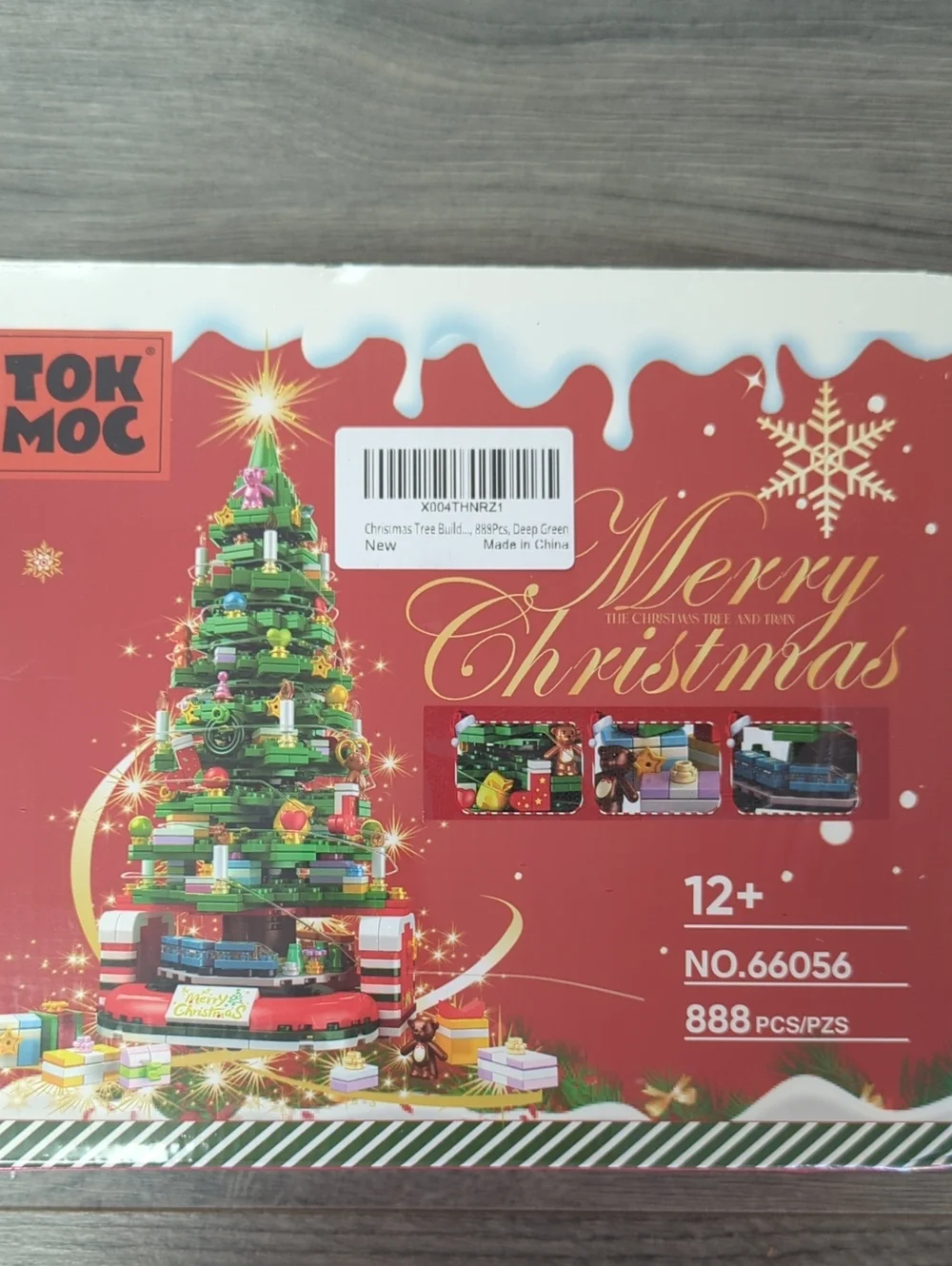 Christmas Tree And Train Building Blocks